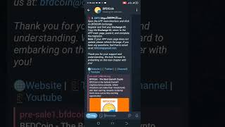bfdcoin exachage is out migrate your coins bfd coin listing on November 20th binance okx [upl. by Lavena]