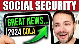 GREAT NEWS for Social Security COLA Forecast Just INCREASED for 2024… [upl. by Hara]