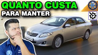 TOYOTA COROLLA XEi 2009  QUANTO CUSTA para manter [upl. by Naicul]