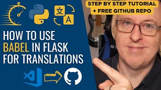 How to use Babel in Flask to manage translations for multilingual websites Detailed Tutorial [upl. by Sualohcin]