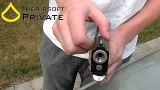 WETech CQB Master Alpha Gas Blowback Airsoft Pistol ReviewEvike Custom  TheAirsoftPrivateHD [upl. by Nema553]