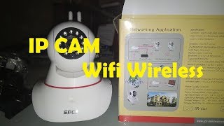 Tutorial amp review IP Cam CCTV Wifi Wireless Portable SPC Smart Babycam [upl. by Droffats]