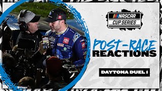 Raw Reaction Jimmie Johnson races his way into the Daytona 500  NASCAR [upl. by Ivana]