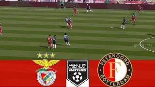 Benfica vs Feyenoord  Eusébio Cup 2024 ⚽ Full Match Highlights En Vivo Resumen⚽ [upl. by Galang]