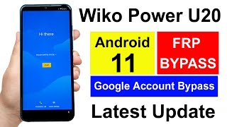 Wiko Power U20 Frp Bypass  Wiko Power U20 WV750BN Google Account Bypass  Wiko U20 Frp Android 11 [upl. by Atilahs]