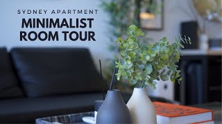 Minimalist Apartment Living Room Tour  Sydney [upl. by Lolita]