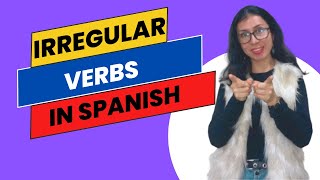 Irregular verbs in Spanish  present tense 📚 [upl. by Reeta]