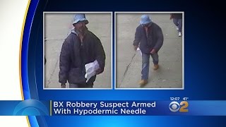 Robber Uses Hypodermic Needle [upl. by Nuahc]