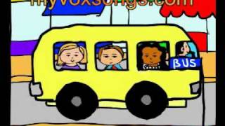 The Wheels on the Bus  Nursery Rhymes and Childrens Songs [upl. by Hazlett759]