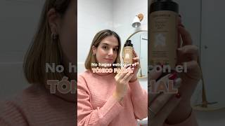 TÓNICO FACIAL 🌸 ¿Cómo usarlo correctamente short skincaretips [upl. by Nosreh]