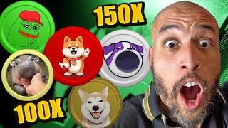 Top 5 100X Meme Coins That Can Make You A Millionaire [upl. by Isbella2]