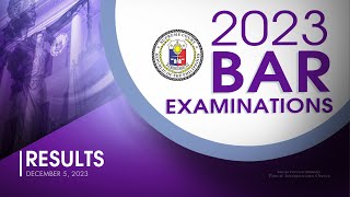 Results of the 2023 Bar Examinations [upl. by Erdnaek640]