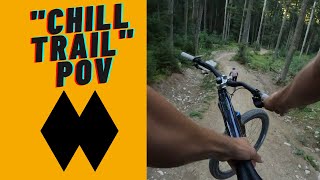 Double Black Freeride quotChill Trailquot at Bernex BikePark [upl. by Adliwa296]