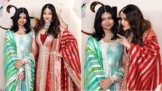 Aishwarya Rai amp Aaradhya Visuals  Anant AmbaniRadhika Merchant Wedding  Manastars [upl. by Albertson]