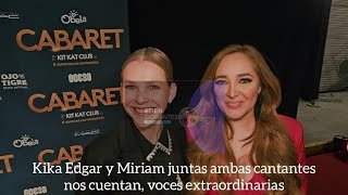 Kika Edgar y Miriam juntas ambas cantantes nos cuentan voces extraordinarias [upl. by Parette]