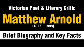 Matthew Arnold  Matthew Arnold Biography  Matthew Arnold as a Critic  Matthew Arnold Poems [upl. by Bello]