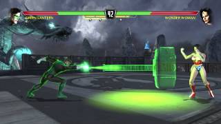 Mortal Kombat vs DC Universe  Arcade mode as Green Lantern [upl. by Heshum]