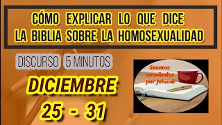 Seamos mejores maestros DISCURSO Semana Diciembre 25  31 [upl. by Brear722]