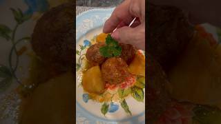 Cómo hacer Albóndigas de Carne en Salsa Criolla [upl. by Roybn]