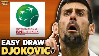 Djokovic Easy Draw  Nadal vs Hurkacz at Rome Open 2024  Tennis News [upl. by Nilam]