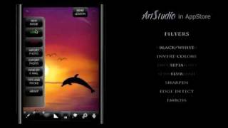 ArtStudio Painting Draw Demo Application for iPhone short version [upl. by Severin]