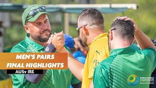 2023 World Bowls Championships  Mens Pairs Final Highlights [upl. by Ayikan]