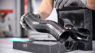 Making Complex Carbon Fibre Tubes Using a SplitMould [upl. by Cohleen37]