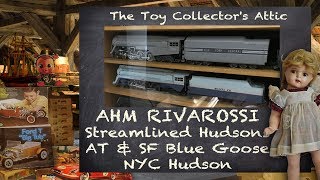 AHM  Rivarossi Streamlined Hudsons  The Blue Goose  New York Central quot Dreyfussquot Hudson [upl. by Ydnik]