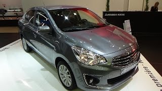 2015 Mitsubishi Attrage 12 CVT Intense  Auto Show Brussels 2015 [upl. by Lotus]