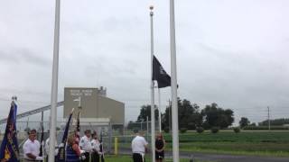 Flag raising at LOTS [upl. by Eustashe]