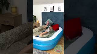 Water bed prank 😆 prank humor comedy funny bed room prankideas [upl. by Box]