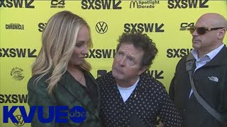 Michael J Fox attends SXSW 2023 screening  KVUE [upl. by Lytle]