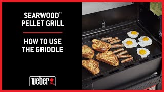 Searwood™ Pellet Grill How to Use the Griddle [upl. by Nalepka]