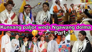 Kunsang paljor weds Ngawang dolma😍💞💍👩‍❤️‍👨🥰 Paonta tibetanvlogger tibetanyoutuber bawalhamo [upl. by Brendan338]