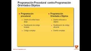 Programación Procedural contra Programación Orientada a Objetos [upl. by Pegma456]