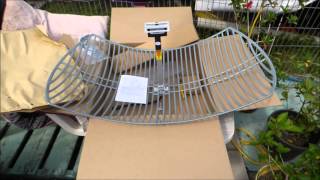 Fulltime RVing Parabolic Directional Grid Antenna for internal wifi Part 1 [upl. by Airtap]