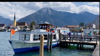 RottachEgern Uferspaziergang am Tegernsee in 4K [upl. by Gussie]