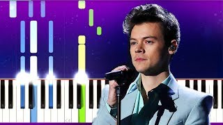 Harry Styles  Falling Piano Tutorial [upl. by Eliak]