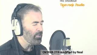 Mic Shootout Neumann U87 vs AKG 414 vs Oktava MK 319 vs Oktava MK 219 vs Shure SM58 vs AKG 3000 [upl. by Sapienza]