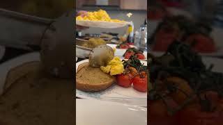 Delicious breakfast plating food cooking breakfast delicious platingfood yummy homecook [upl. by Ibrik]