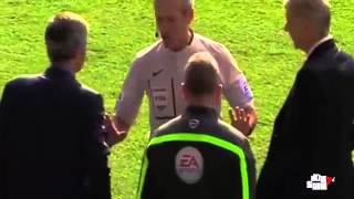 Arsene Wenger vs José Mourinho FIGHT  Chelsea vs Arsenal Premier League 2014 [upl. by Ytsirhc]