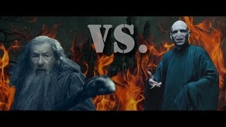 Gandalf vs Lord Voldemort  Epic Duel [upl. by Utica]