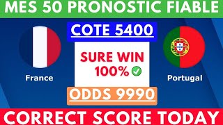 PRONOSTIC FOOTMES PRONOSTIC FOOTBALL AUJOURDHUI football prediction  CORRECT SCORESCORE EXACT [upl. by Ydac49]