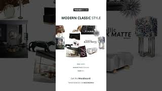 Modern Classic Moodboard  TRENDBOOK design [upl. by Soalokcin]