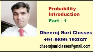 Probability Introduction Part 1 [upl. by Cicenia]