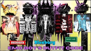 New Aesthetic Outfit Codes for Bloxburg Berry Avenue and Brookhaven  Boy Outfits Code 2024 Part 32 [upl. by Zeuqcaj]