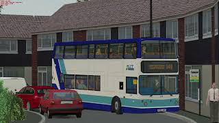 OMSI 2  Smarden route 349  Low Height Dennis Trident ALX400 [upl. by Klotz]