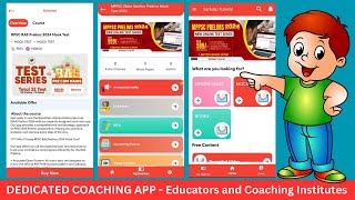 Custom App Development for Educators and Coaching Institutes  Best Application for Online Classes [upl. by Powel]