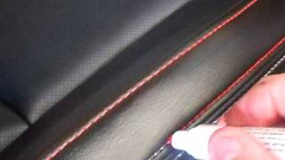 DIY color your car seat Stitching [upl. by Forrester]