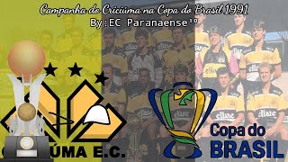 Campanha do Criciúma na Copa do Brasil 1991 [upl. by Halika745]